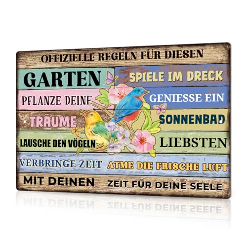 Putuo Decor Gartenschilder Offizielle Regeln F R Diesen