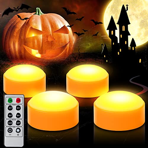 4 Pcs Halloween K Rbis Led Lichter Mit