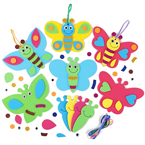 Fyojaic 12 Ostern Basteln Kinder Schmetterlinge Bastelset Oster