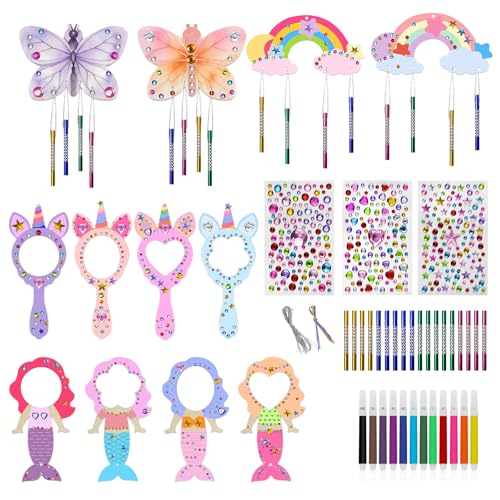 Lompyeu 47 St Ck Einhornn Bastelset Bastelset Kinder