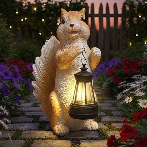 Lifemet Eichh Rnchen Gartendeko Solar Eichh Rnchen Deko