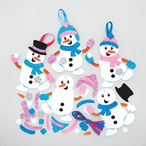 Baker Ross Fc118 Schneemann Dekoration Bastelset 8er Pack