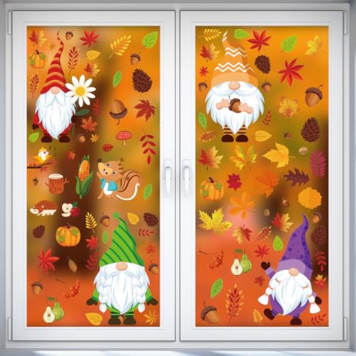 Moxled 159 St Ck Fensterbilder Herbst Zwerg Ahornblatt