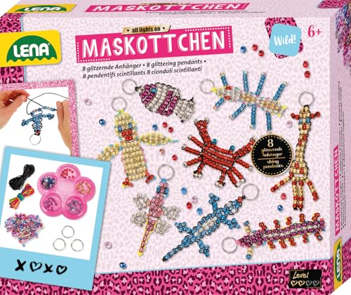 Lena 42690 Maskottchen Gro Maskottchen Perlentiere Bastelset Ab