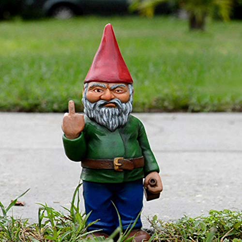 Runsmooth 15 Cm Gartenzwerg Statue Ornamentthe Go Away