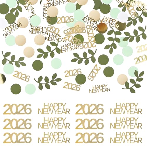 Silvester Deko 2026 Silvester Tischdeko Konfetti Happy New