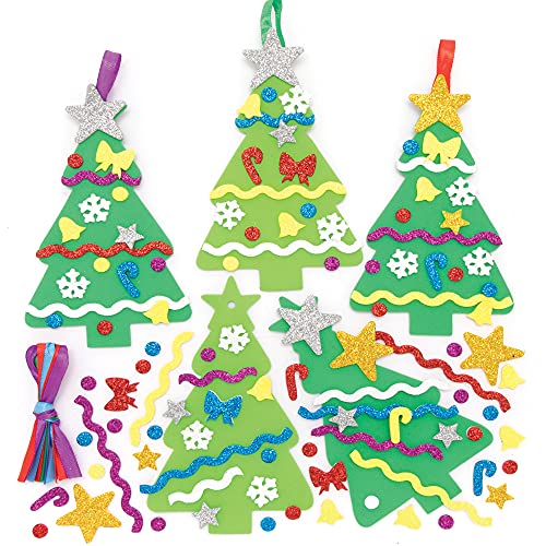 Baker Ross Fe880 Weihnachtsbaum Dekoration Bastelsets Packung Mit