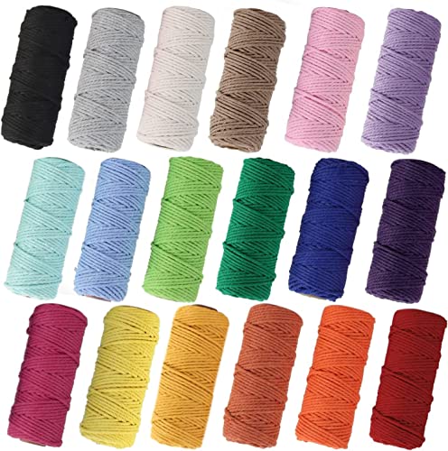 Makramee Garn 2mm X 30m 18 St Ck
