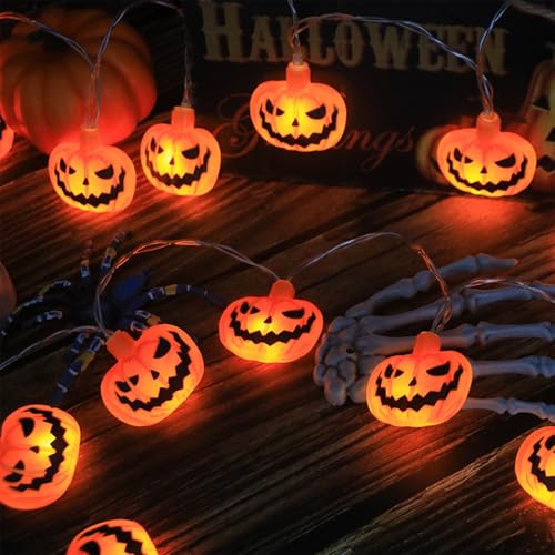 Koboko Halloween Deko K Rbis Lichterkette 3m 20led