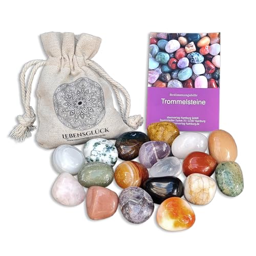 Edelstein Set Lebensgl Ck 10 12 Handverlesene Trommelsteine