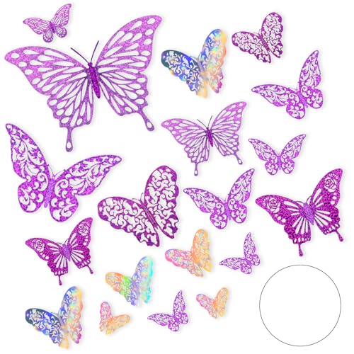 Apomoons 72 St Ck 3d Schmetterlinge Deko Schmetterling