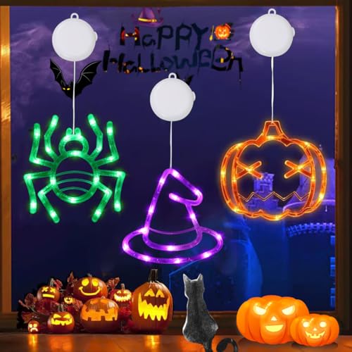 Halloween Deko Fenster 3 St Ck Led Halloween