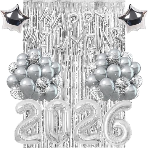 Happy New Year Deko 2026 Silvester Deko 2026