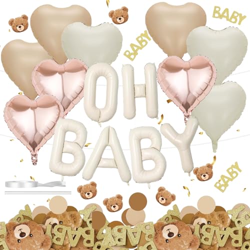 Oh Baby Luftballon Beige 16 Zoll Cremewei Oh