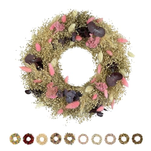 Philaro Trockenblumenkranz Natur 30cm Kein Plastik I Trockenblumen