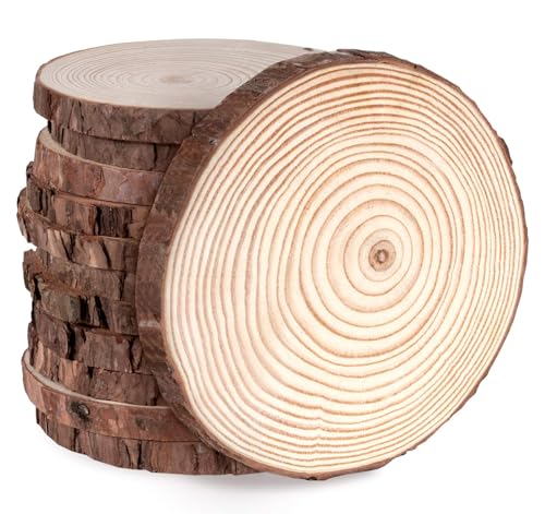 Ilauke 12 St Cke Holzscheiben Holz Log Scheiben