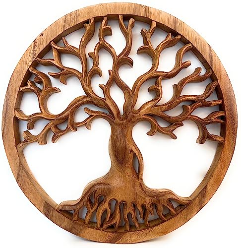 Trintura Lebensbaum Wanddeko Holz 20 Cm Baum Des
