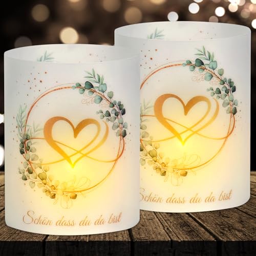 16 Windlicht Tischdeko Hochzeit Hochzeitsdeko Tisch Teelichter Deko