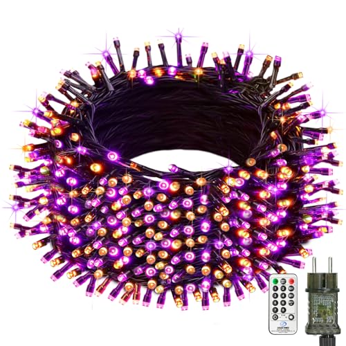 Btfarm Halloween Deko Outdoor 20m 200 Led Lichterkette