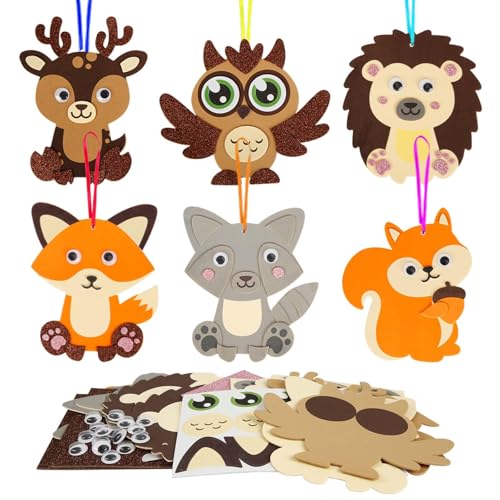 Lamek 12 Herbst Tier Bastelsets F R Kinder