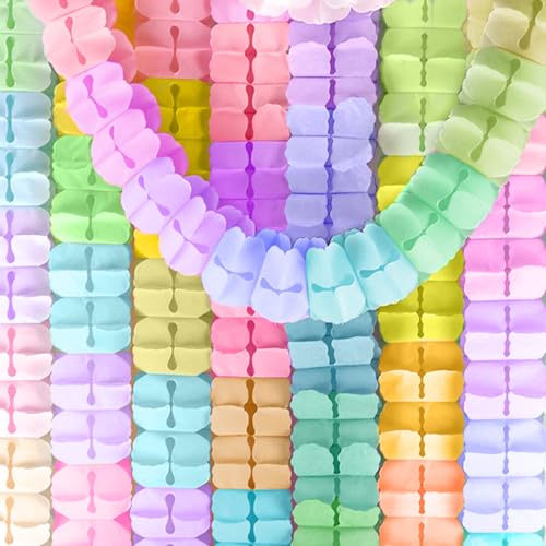 Girlanden Pastell 6pcs H Ngenden Papier Kleeblatt Girlande