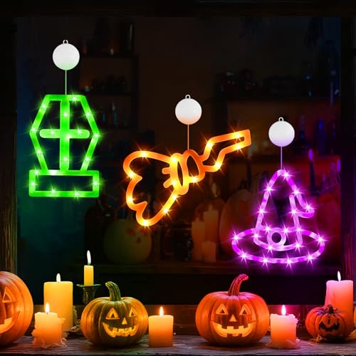 Smilfree Halloween Deko Fensterdeko Innen 3 St Ck