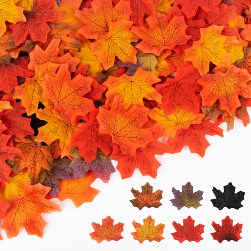 Maqihan 350pcs Herbstbl Tter Deko Herbstdeko Innen Outdoor