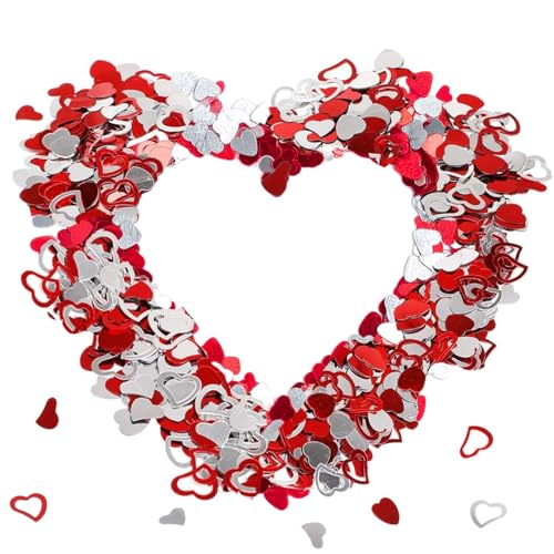 Herzen Konfetti Hochzeit Glitzer Herzenkonfetti Herz Streudeko Herzdeko