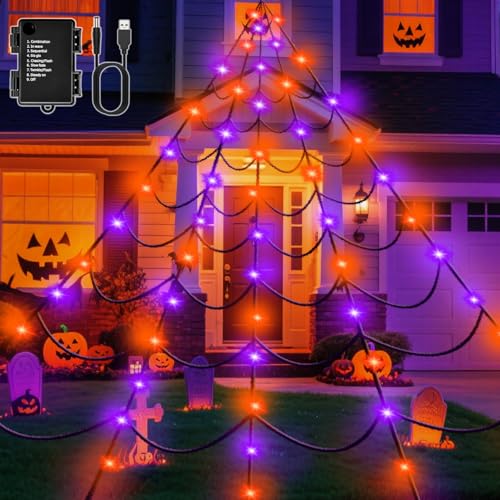 Dalugo Halloween Spinnennetz Schwarz 6 5m Gro Dreiecke