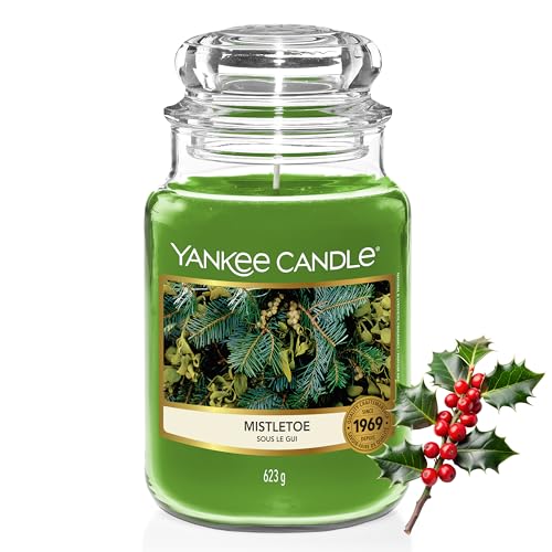 Yankee Candle Duftkerze Im Glas Gro Mistletoe Kerze