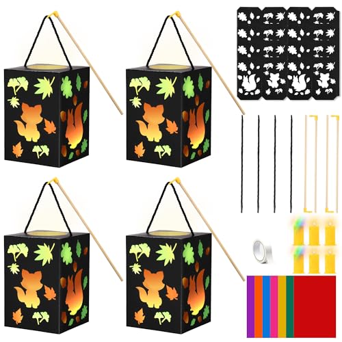 Herenear 4 Teiliges Laternen Bastelset F R Kinder