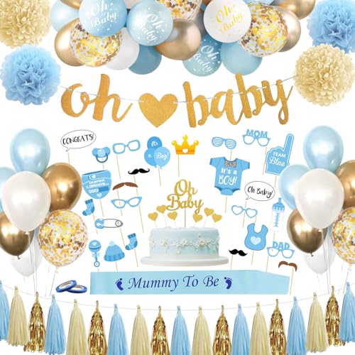 Winaroi Babyparty Deko Junge Baby Shower Deko Luftballons