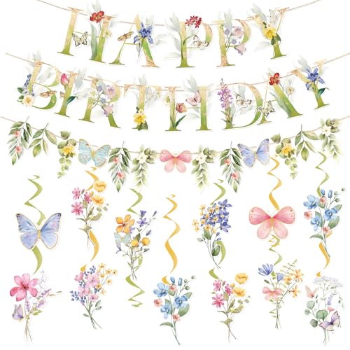 Sunbeauty 12 St Ck Blumen Girlande Wildblume Wirbel