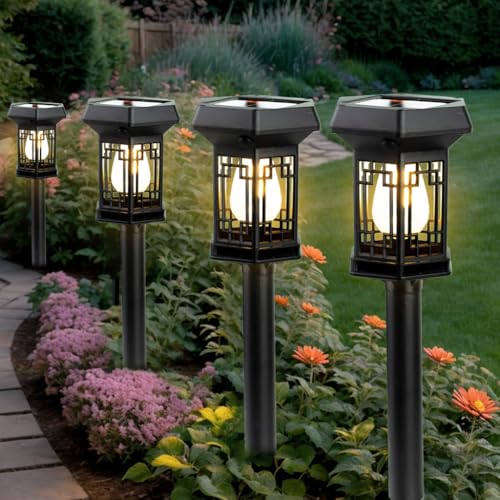 Hqynss 4 St Ck Solarlampen F R Au
