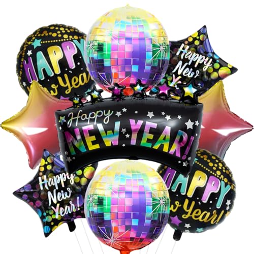 Ballons Silvester Silvesterdeko Luftballons New Years Folienballon 9
