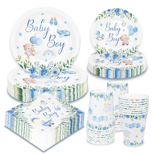 Wenmthg Babyparty Deko Junge 100 St Ck Baby