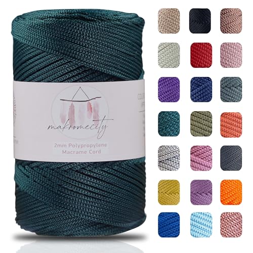 Makromecity Makramee Garn 2mm X 230m Premium Polyester