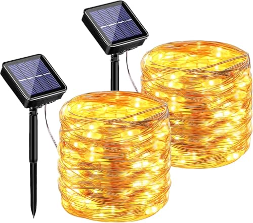 Hangyiwei Solar Led Lichterkette Au En Outdoor 2x26m