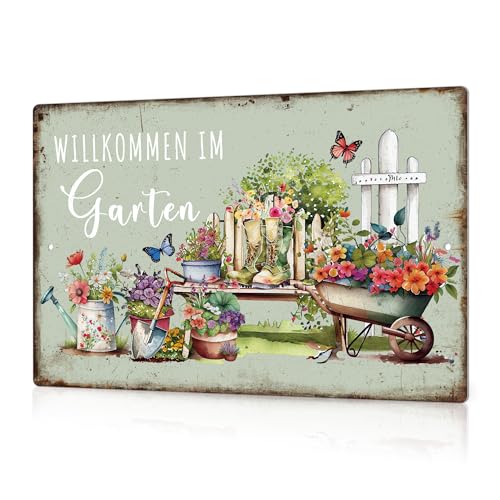 Putuo Decor 1 St Ck Garten Metall Blechschild