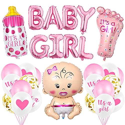 Babyparty Deko Rosa Baby Shower M Dchen Deko