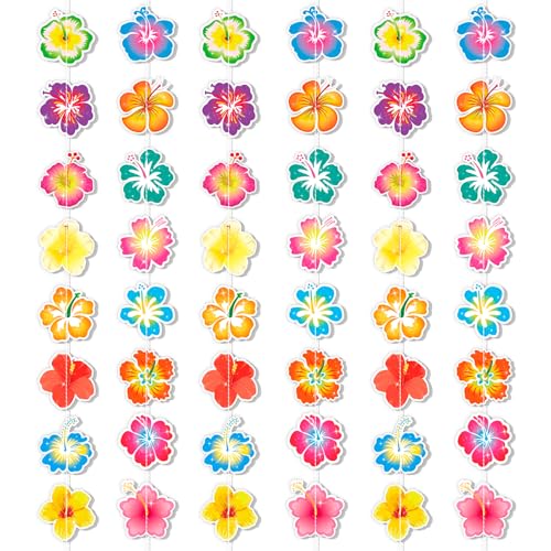 Howaf Hawaii Deko Girlande Hibiskusbl Ten Deko Girlande