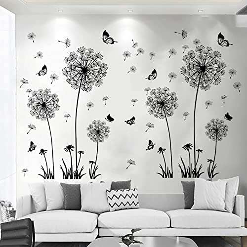 Arawat 2 St Wandtattoo Pusteblume Wohnzimmer Wandtattoo Blumen