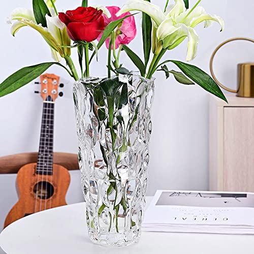 Glas Blume Vase 24cm Hohe Moderne Minimalistische Glasvase