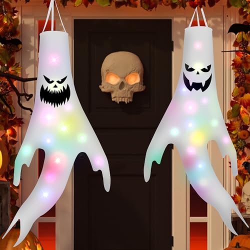 Halloween Deko Outdoor Geist Windsock Dekoration Garten Mit