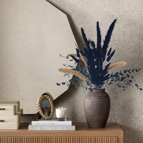 Crafity Pampasgras Deko Trockenblumen Schwarz Pampasstrau Mit Kleinem