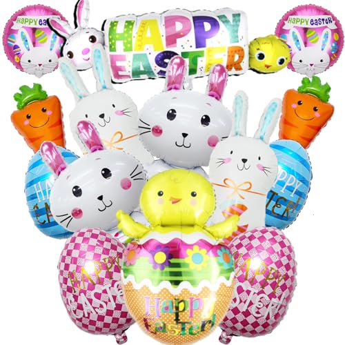 Gogolan 12 St Ck Osterballons Set 7 Muster