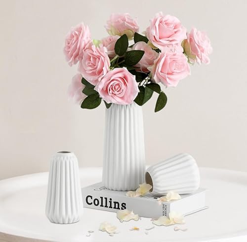 Dokeno Wei E Keramikvase 3er Set Blumenvasen Aus