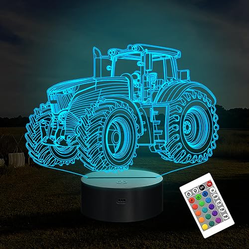 Truck 3d Illusion Nachtlampe Attivolife Traktor 16 Farbwechsel