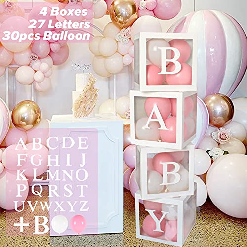 Babyshower Ballon Box Dekoration M Dchen 30 Pcs