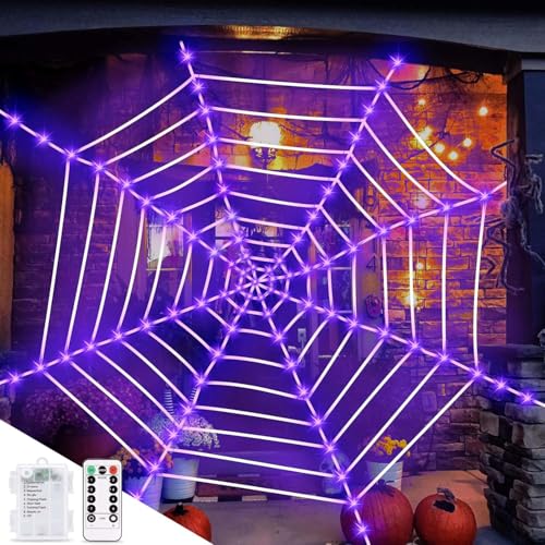3 6x3 6m 250 Led Halloween Spinnennetz Lichter